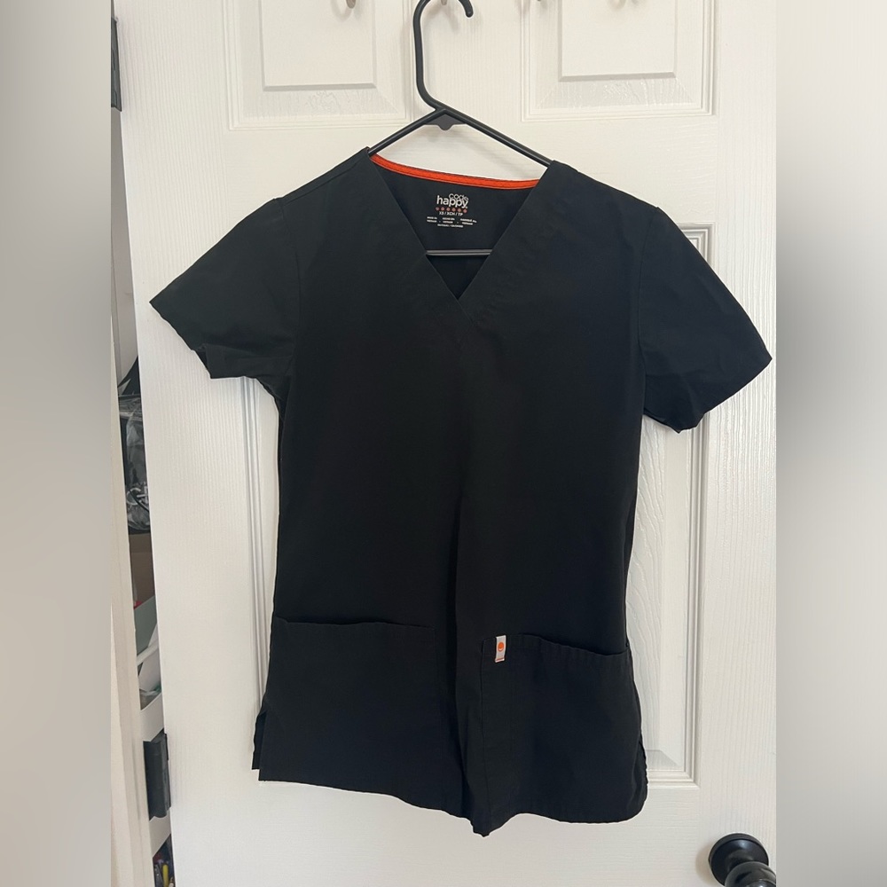 Code Happy Scrub Top